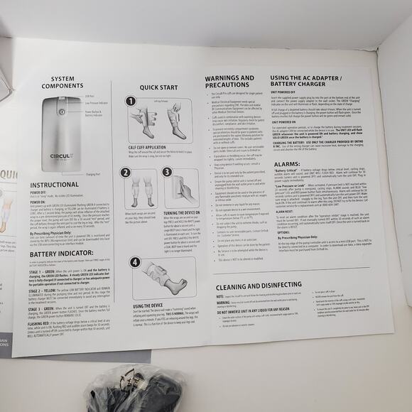 CIRCUL 8 PRO Mobile Blood Clot Portable Prevention Compression Open Box - Picture 11 of 16